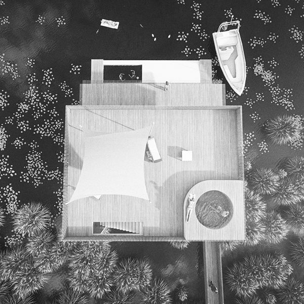 TQA2004 - FLOATING HOUSE - Greyscale