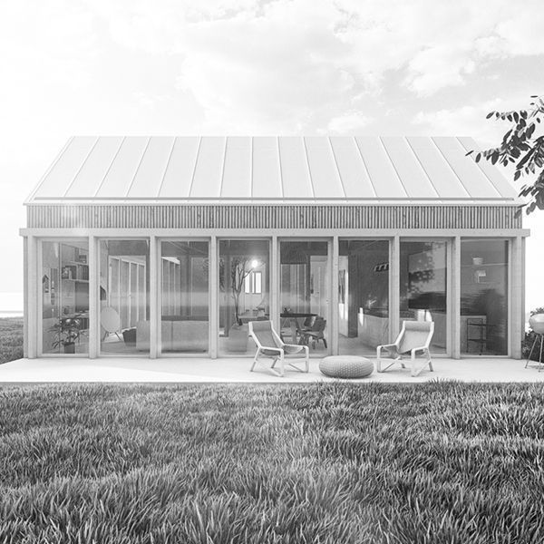 TQA2302 - ATRIUM HOUSE - Greyscale